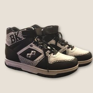 Size 11- British Knights Men's Kings Sl Deluxe Classic Hi Top Fashion Sneaker